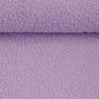 Teddy Plüsch Minky Bouclé in Flieder, als Ballen auf der Rolle